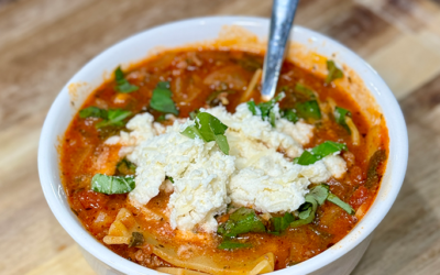 Lightened Lasagna Soup