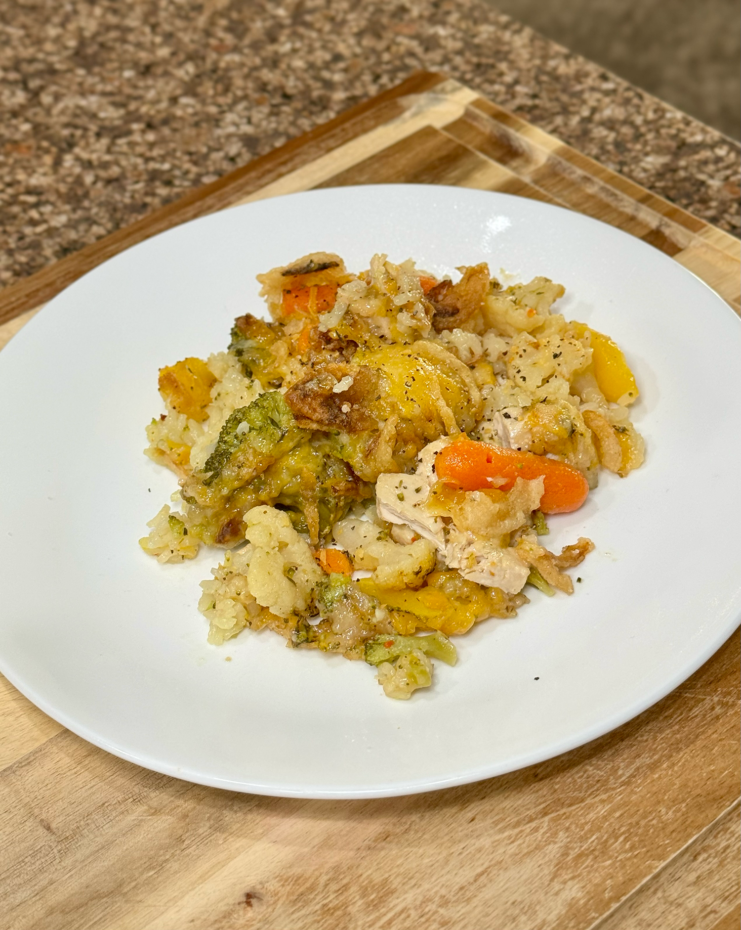 Light and Zesty Chicken, Rice and Veggies